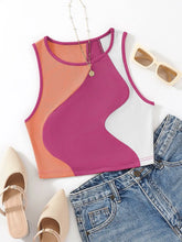 Color Block Tank Top